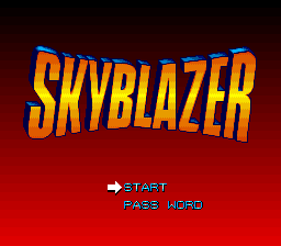 Skyblazer (USA) (Beta2) Title Screen